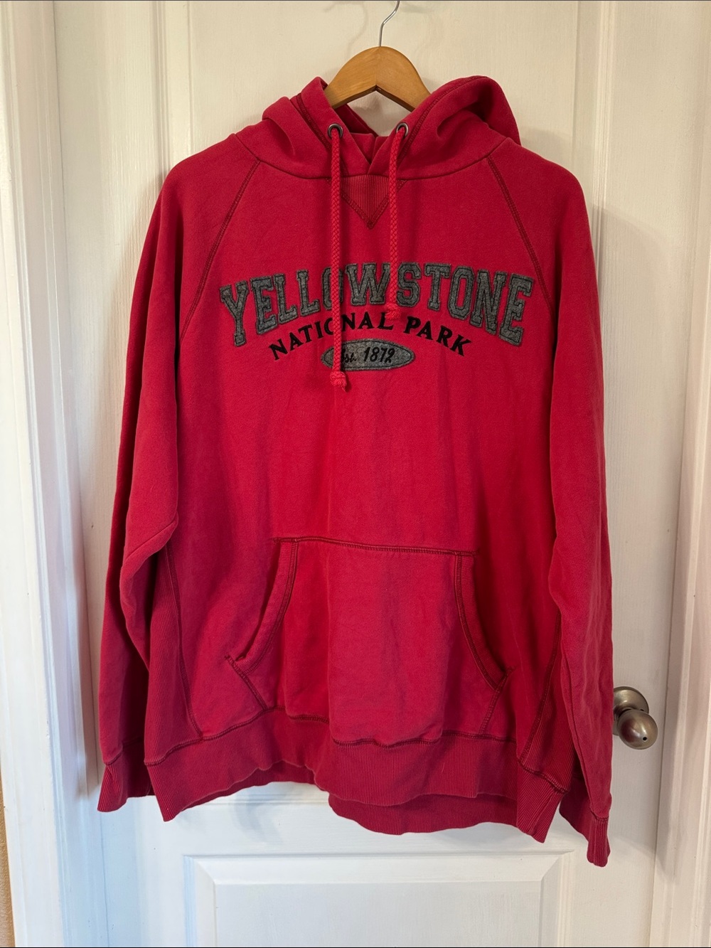 Blue 84 Red Yellowstone Crewneck Hoodie